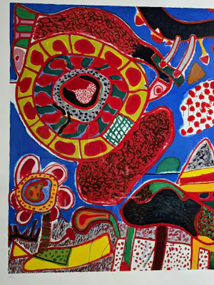 Corneille - Tuin der Lusten / Jardin des Delices XXL Groot - Handgesigneerd - 1991 - 11/50 kopen? Bied vanaf 1850!