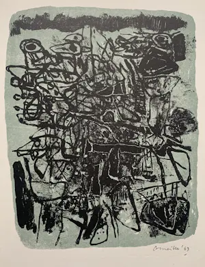 Corneille - Complete portfolio met 8 kleurenlitho's | 'Jardin Errant' | 1963 kopen? Bied vanaf 3600!