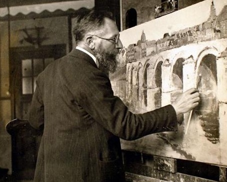 Eugene Lucker - Boom van Lücker, linosnede (ingelijst) kopen? Bied vanaf 50!