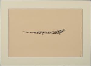 Melle Oldeboerrigter - Inkttekening op geschept papier, Zonder titel kopen? Bied vanaf 1!