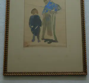 AcheterMaarten Jungmann - Ingelijste aquarel , Twee figuren....? Enchérissez de 50!