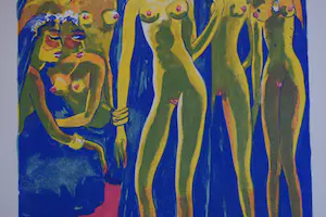 Kees van Dongen - Houtgravure - Les Voiles Blues kopen? Bied vanaf 50!