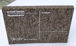Joseph Beuys - Filzpostkarte – Multiple – Filz mit Siebdruck kopen? Bied vanaf 25!