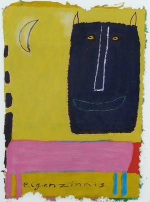 Wouter Stips - Zeefdruk, Eigenzinnig - Ingelijst kopen? Bied vanaf 50!