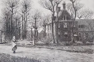Elias Stark - Langs de Amstel, buiten Amsterdam. kopen? Bied vanaf 70!