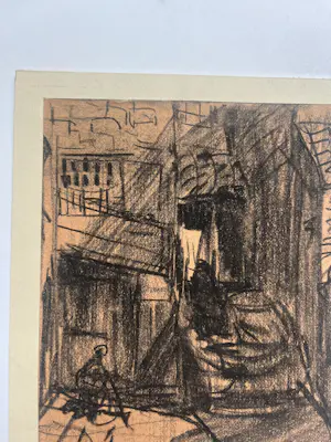 Kees van Dongen - Figuren in een Oosterse steeg kopen? Bied vanaf 650!