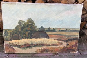 Claas Prins - C3879-19, Korenlandschap kopen? Bied vanaf 125!