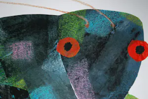 Eric Carle - De krekel die niet tsjirpen kon - grote giclée, handgesigneerd en ingelijst kopen? Bied vanaf 150!