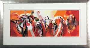 Peter Meijer - Zeefdruk, Habanera - Ingelijst (Groot) verkocht voor € 50!