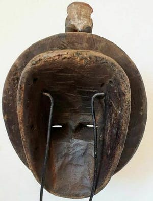 Luba - 191002 - Tribal used African mask from the Luba - Congo. kopen? Bied vanaf 65!