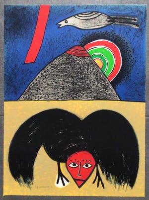Corneille - l'oiseau noir à tête rouge - e.a. exemplaar kopen? Bied vanaf 175!