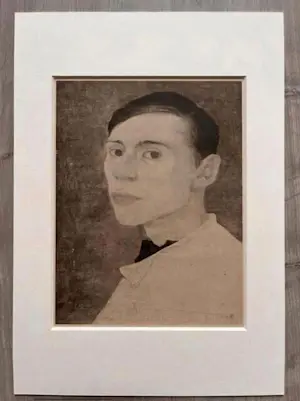 Jan Mankes - Originele Heliogravure Zelfportret 1923 kopen? Bied vanaf 110!