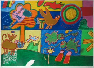 Corneille - Zeefdruk, Le bel été - Ingelijst (Groot) kopen? Bied vanaf 450!