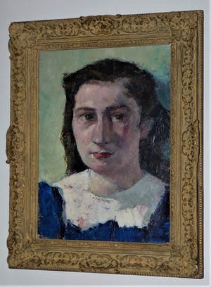 Jan Battermann - Portret van een jongedame kopen? Bied vanaf 100!