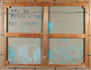 Peter van Oorde - Olieverf op doek, The Joker - Ingelijst (Groot) kopen? Bied vanaf 100!