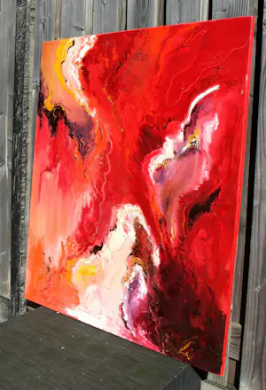 Lucienne van Eeden - olieverf op doek: onderweg kopen? Bied vanaf 375!