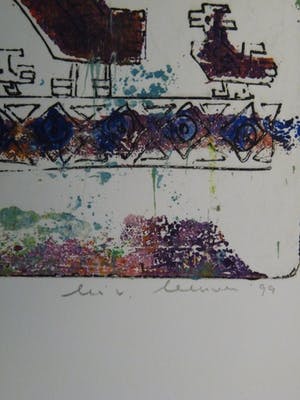 Lia van Leeuwen - Twee etsen zonder titel kopen? Bied vanaf 55!