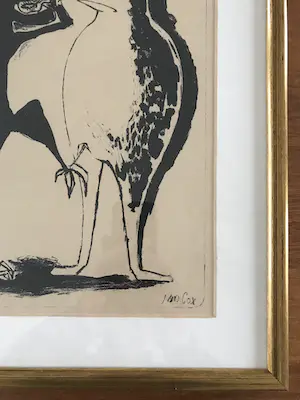 Jan Cox - Litho uit Cobra - internationale des artistes expérimentaux - 1950 kopen? Bied vanaf 55!