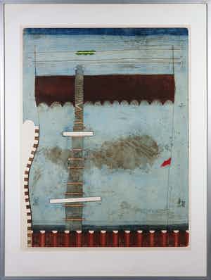 Eric Visser - Kleurenets, Laatste staat - Ingelijst verkocht voor € 1!