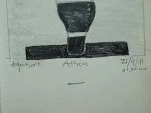 George Degenhart - 86 Gesigneerde tekeningen in een Schetsboek - 1991 kopen? Bied vanaf 100!