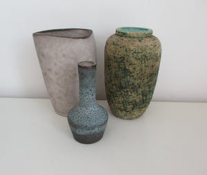 Potterie Ravelli - 3 stuks design vaasjes kopen? Bied vanaf 15!