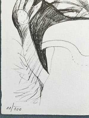 Hugo Claus - Fraaie lithografie - Oplage 100 - Gesigneerd - 1978 kopen? Bied vanaf 75!