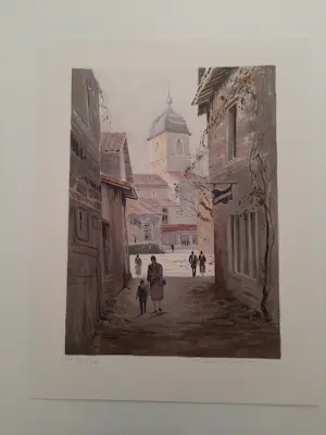 Allain Renoux - Litho, Titel, De schaduw. kopen? Bied vanaf 35!