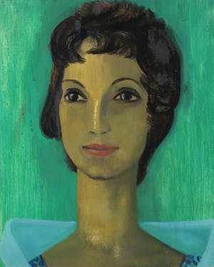 Elinka Oosterom-de Gustowska - Olieverf op doek, Joodse Hindoestaanse uit Curaçao kopen? Bied vanaf 50!