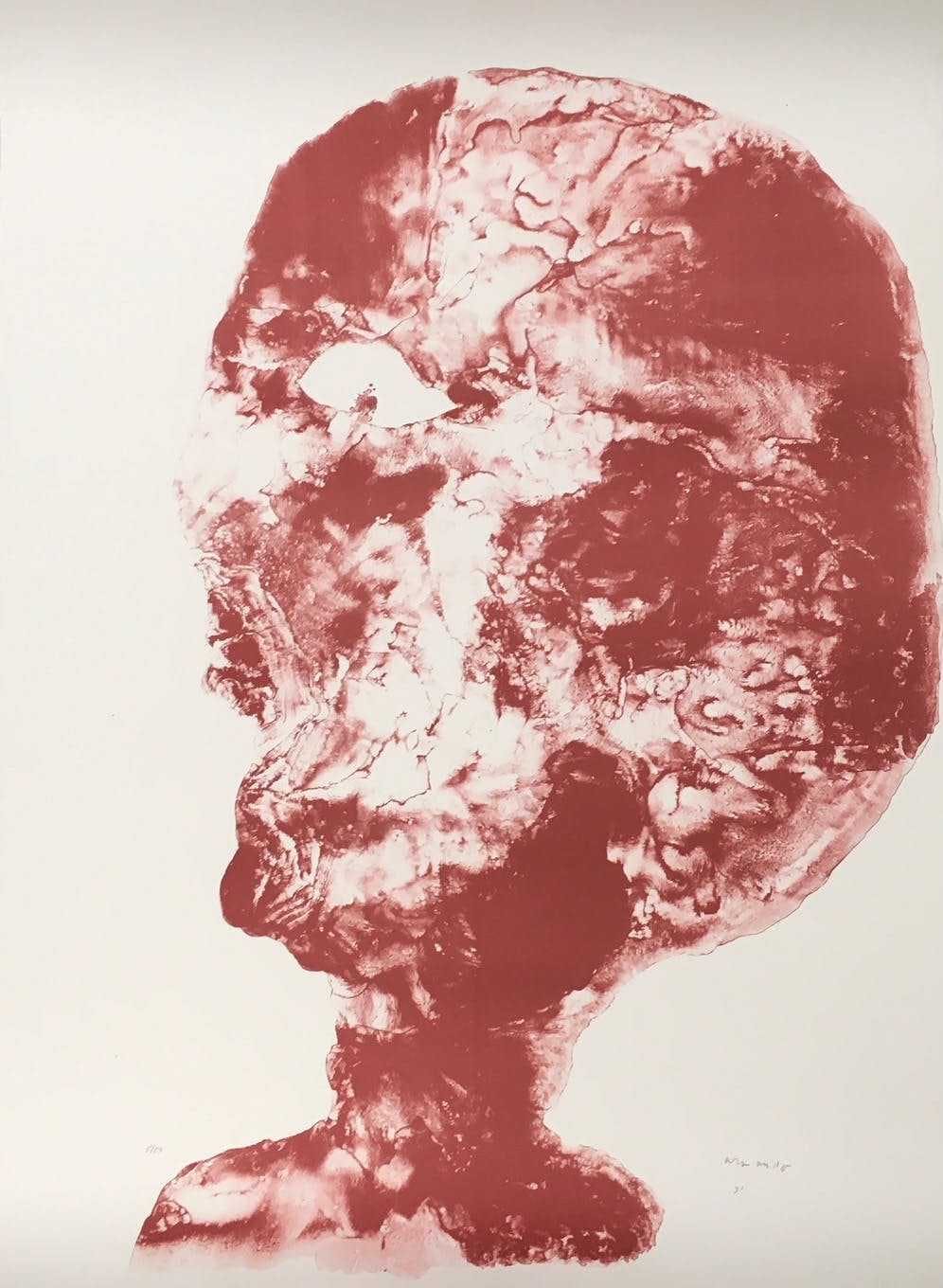 Armando - Litho, Der Kopf (Groot!) verkocht voor € 250!