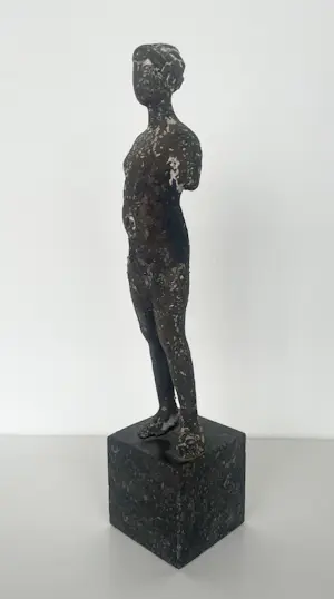 Paul de Swaaf - Brons, Staand figuur + boek! kopen? Bied vanaf 300!