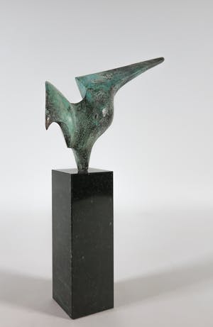 Ruurd Hallema - Bronzen beeld, Trots kopen? Bied vanaf 250!