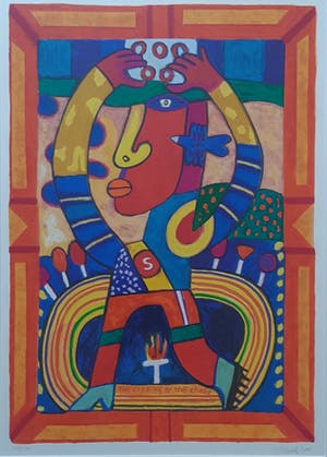 Clemens Briels - Fraaie, karakteristieke zeefdruk. kopen? Bied vanaf 120!