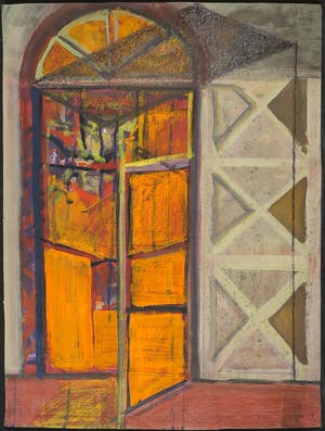 Bert van Zelm - Acryl op papier, Zonder titel kopen? Bied vanaf 1!