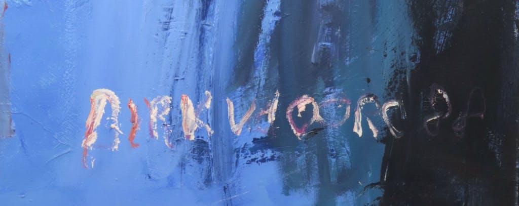 Dirk van der Oord - Dirk van der Oord: Acryl op doek, Zonder titel - Ingelijst (Zeer groot) kopen? Bied vanaf 150!