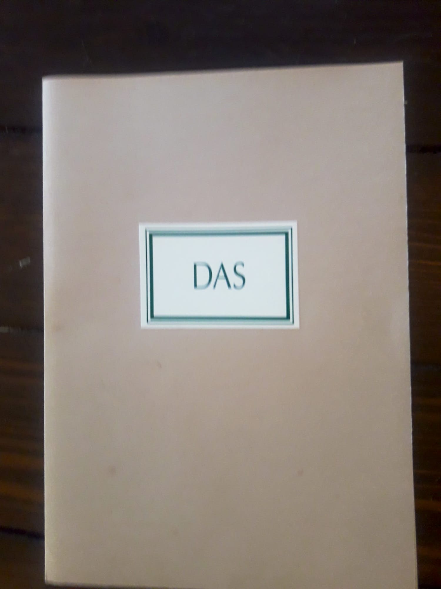 Paul van der Eerden - DAS; Lot van 2 items, gedicht en CD verkocht voor € 1!