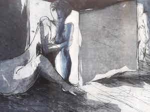 Sien Drubbel - Zonder titel. verkocht voor € 45!