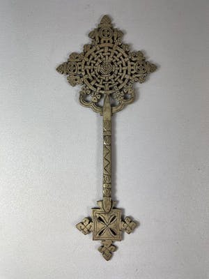 Ethiopie - Ethiopisch priest Silver handcross - Ethiopia kopen? Bied vanaf 65!