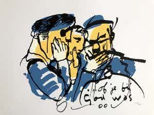 Herman Brood - Of je bij God was..... verkocht voor € 225!