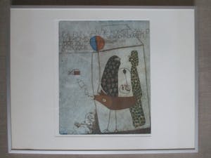 Michel van Overbeeke - Ingelijste ets "De Toekomst" kopen? Bied vanaf 40!