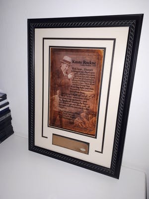 Niet of onleesbaar gesigneerd - Knute Rockne, Yankee Stadium 1982. kopen? Bied vanaf 1!
