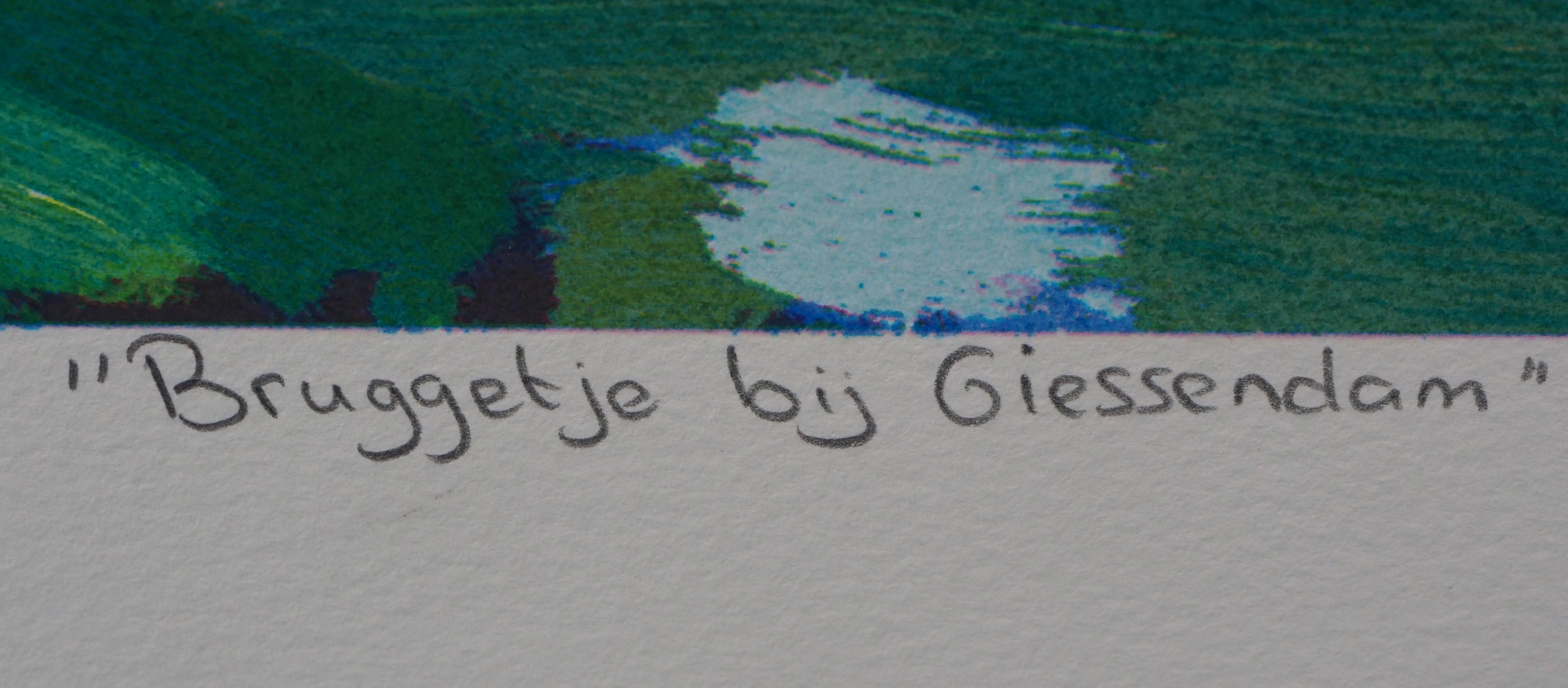 Jentsje Popma - Bruggetje bij Giessendam kopen? Bied vanaf 50!