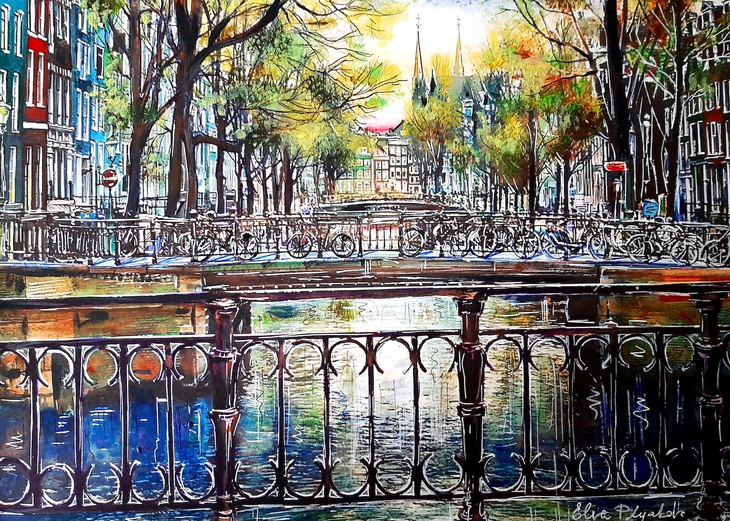 Elva Polyakova - Singel gracht in Amsterdam verkocht voor € 75!