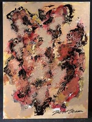 Bert Braam - Acryl op doek, Zonder titel kopen? Bied vanaf 1!