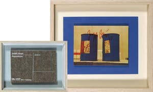 Joseph Beuys - Set van een gesigneerde postkaart en Filzpostkarte kopen? Bied vanaf 1!