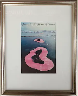 Christo - 3 gesigneerde Taschen kaarten - ingelijst - 27 x 22 cm kopen? Bied vanaf 375!