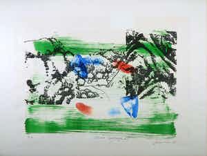 Chi Man Lai - Litho, Chinese Landscape #3 verkocht voor € 100!