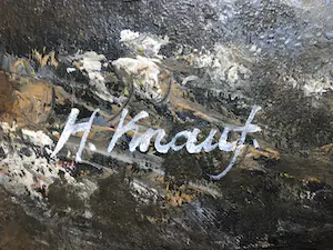 Henner Knauf - Winter landschap kopen? Bied vanaf 15!