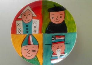 Plateelfabriek Schoonhoven N.V. - Philadelphia 3 borden kopen? Bied vanaf 18!