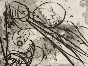 Ernst Vijlbrief - Unica 2/5 eigen druk Ets - Zonder titel. - 1963 - potloodgesigneerd kopen? Bied vanaf 40!