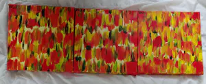 Elva Polyakova - Tulips time : painting's 3 x st. kopen? Bied vanaf 300!